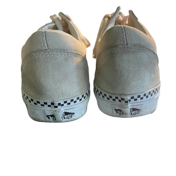 Vans Old Skool Checkered Foxing Turtledove Skate Shoes Mens 8 - Picture 7 of 10